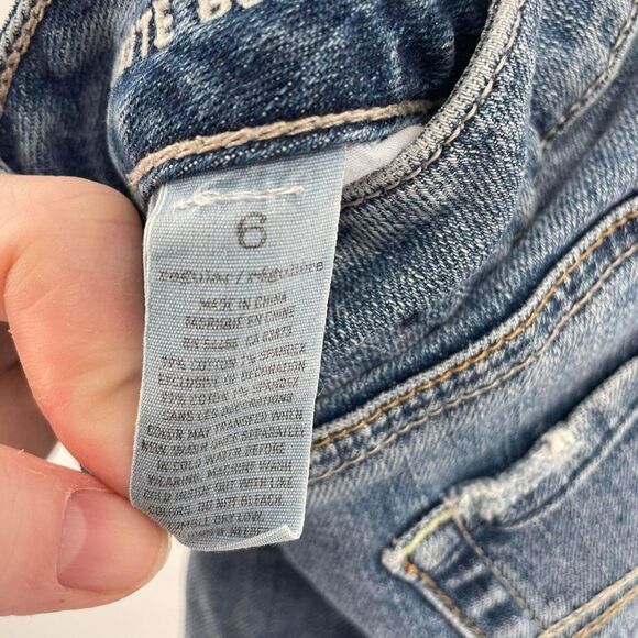 Vintage American Eagle Outfitters Women's Favorite Boyfriend Jeans Blue Size 6 - Picture 8 of 12